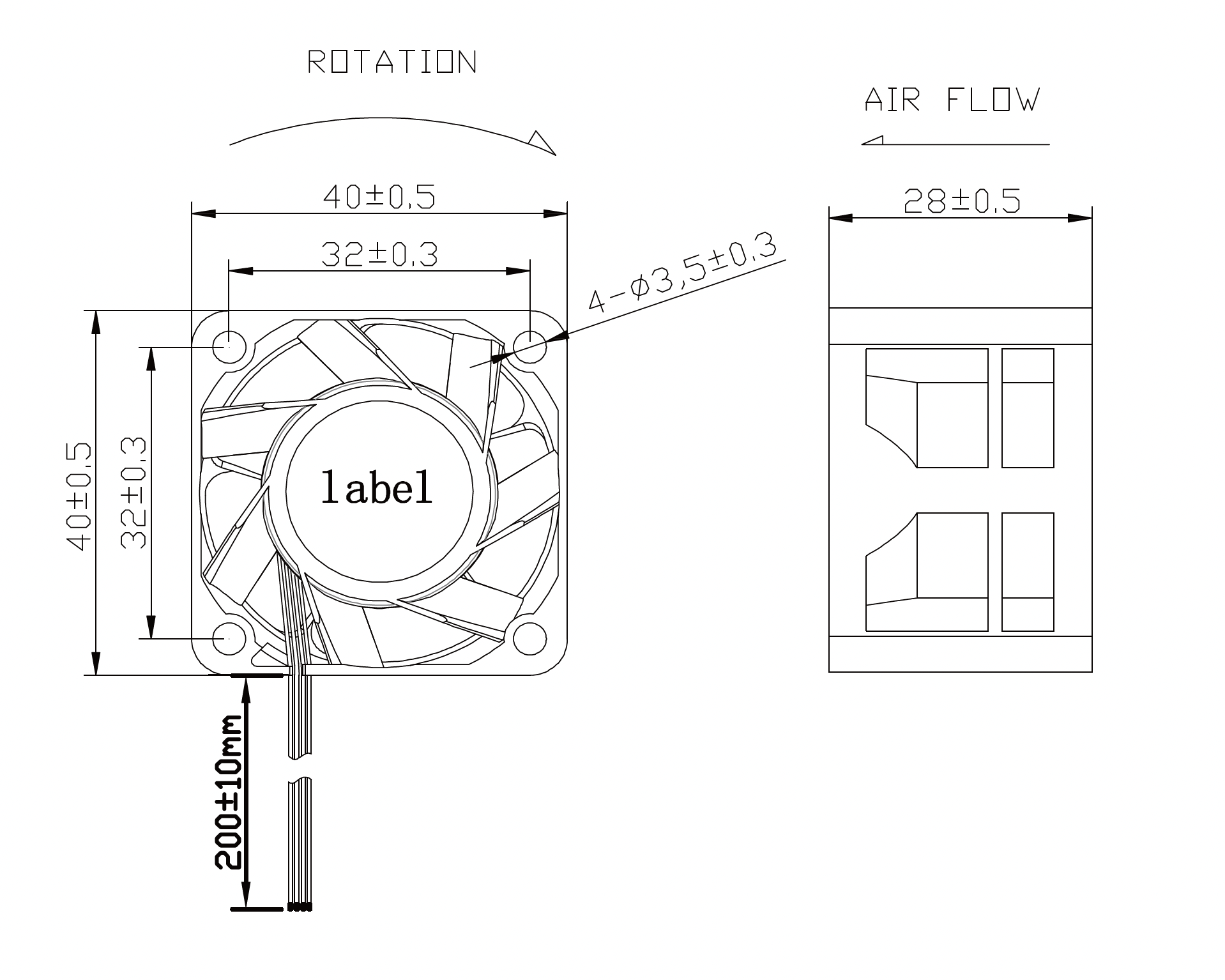 MG8025 Product Dimensions